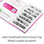 Promade Loose Lash Fans Volume Eyelash Extensions Mixed Trays NZ