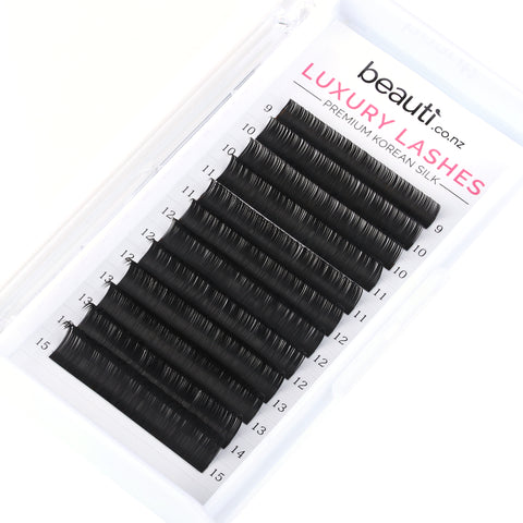 Volume Lashes D Curl Mixed Length Alluring Silk Mink Lashes - Mixed Size D Curl Volume Eyelash Extensions Blue False Eyelashes & Adhesives Glad Lash - Foto 9
