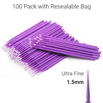 Disposable Micro Brush Eyelash Extension Suppliers NZ - Purple