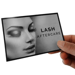 Eyelash Extension Aftercare Instruction Cards for Clients NZ